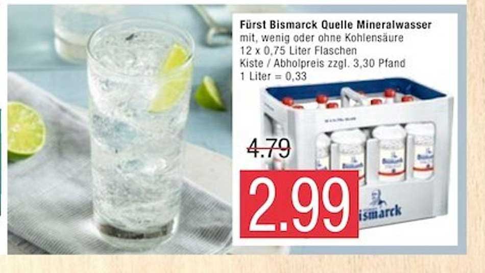 F Rst Bismarck Quelle Mineralwasser Angebot Bei Marktkauf