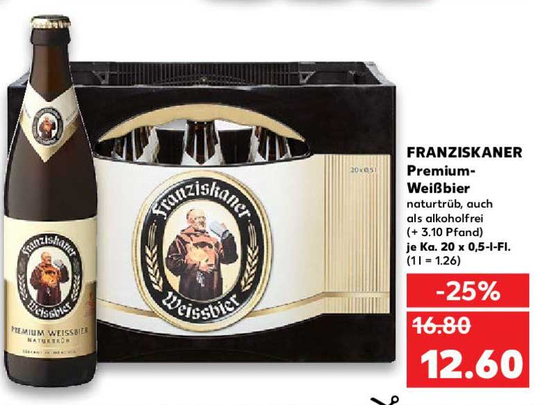 Franziskaner Premium Wei Bier Angebot Bei Kaufland Prospekte De