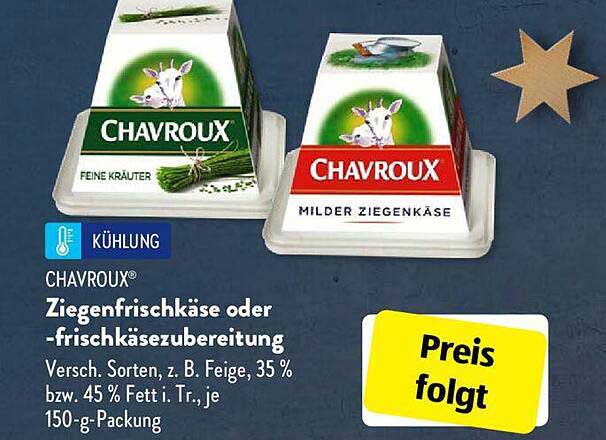 Chavroux Ziegenfrischk Se Oder Frischk Sezubereitung Angebot Bei Aldi