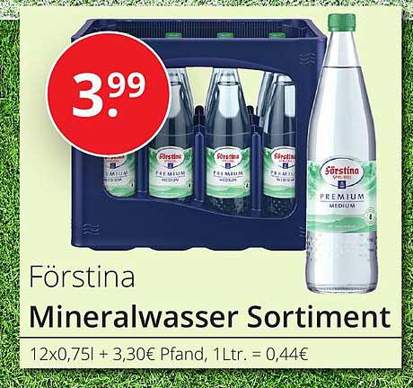 F Rstina Mineralwasser Sortiment Angebot Bei Sagasser Prospekte De