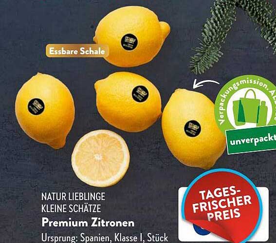 Natur Lieblinge Kleine Sch Tze Premium Zitronen Angebot Bei Aldi S D