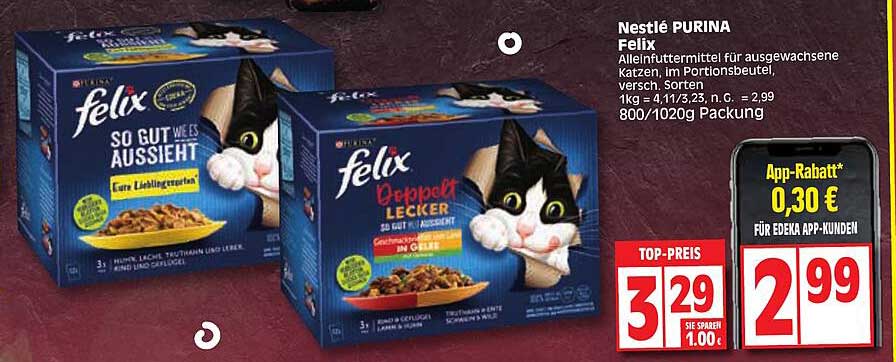 Nestl Purina Felix Angebot Bei Edeka Prospekte De