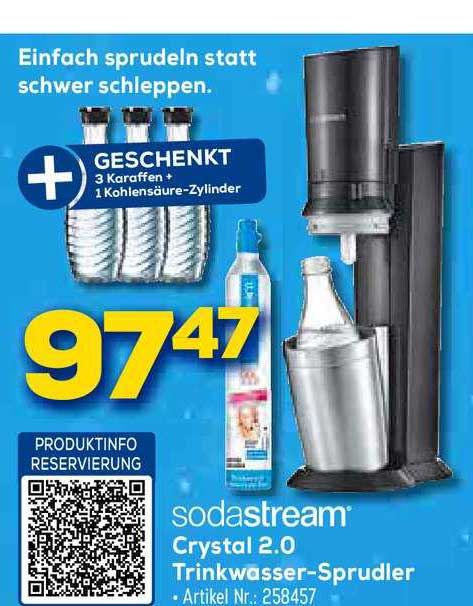 Sodastream Crystal Trinkw Sser Sprudler Angebot Bei Euronics