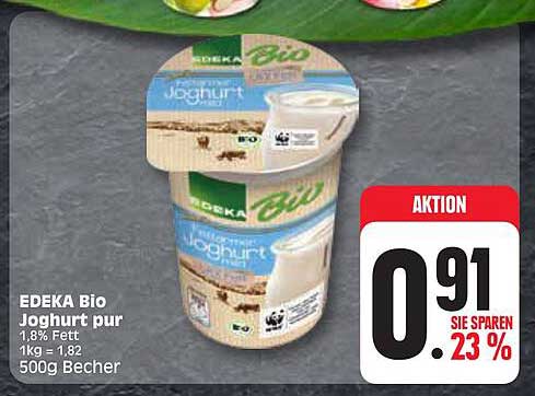 Edeka Bio Joghurt Pur Angebot Bei EDEKA 1Prospekte De