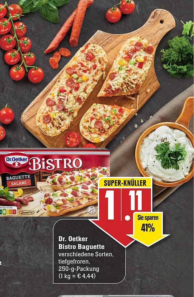 Dr Oetker Bistro Baguette Angebot Bei Scheck In Center 1Prospekte De