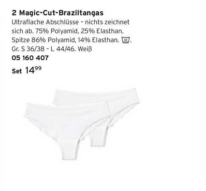 Magic Cut Braziltangas Angebot Bei Tchibo