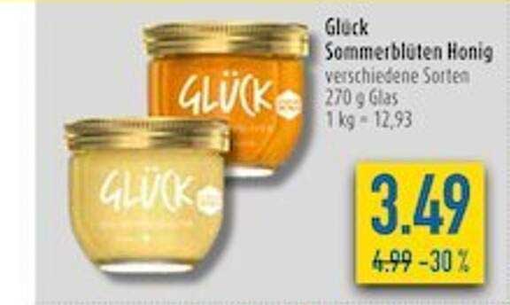 Glück Sommerblüten Honig Angebot bei Diska 1Prospekte de