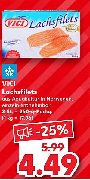 Vici Lachsfilets Angebot Bei Kaufland 1Prospekte De