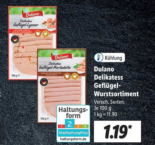 Dulano Delikatess H Hnchen Truthahnbrust Angebot Bei Lidl