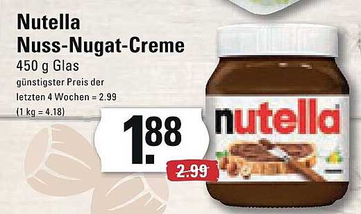 Nutella Nuss Nougat Creme Angebot Bei Edeka Frischemarkt 1Prospekte De