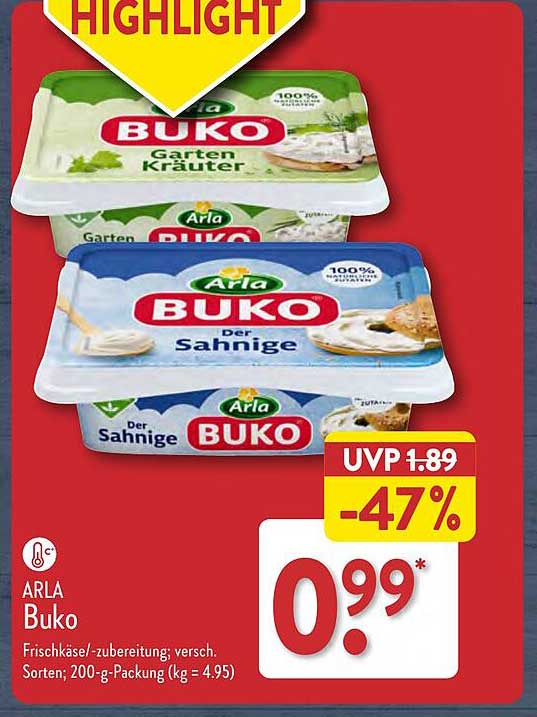 Arla Buko Angebot Bei Aldi Nord Prospekte De