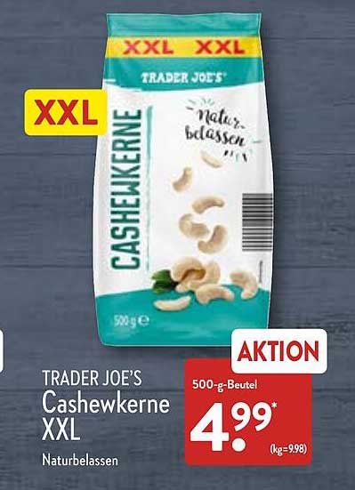 Trader Joe S Cashewkerne XXL Angebot Bei ALDI Nord 1Prospekte De