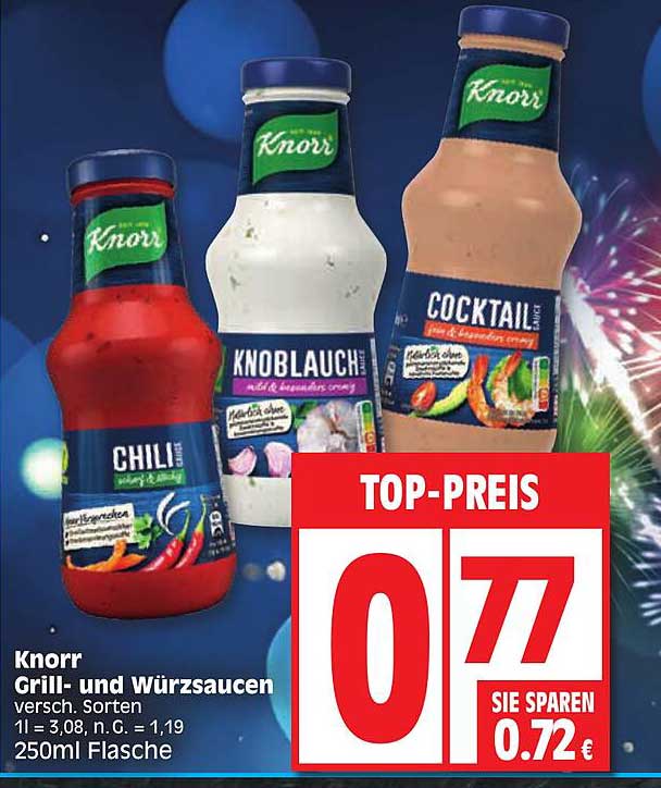 Knorr Grill Und W Rzsaucen Angebot Bei Edeka Prospekte De