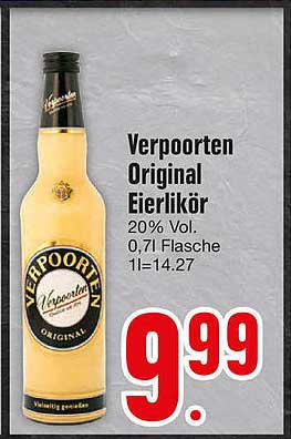 Verpoorten Original Eierlikör Angebot bei EDEKA 1Prospekte de