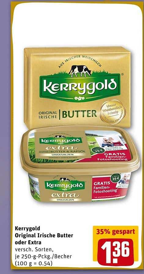 Kerrygold Original Irische Butter Oder Extra Angebot Bei Rewe