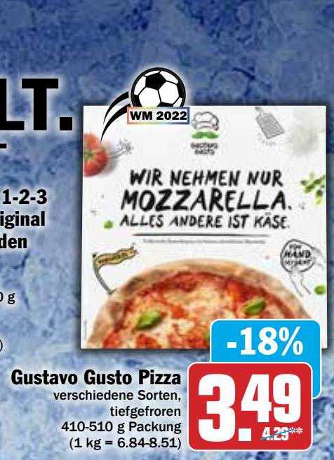 Gustavo Gusto Pizza Angebot Bei Hit