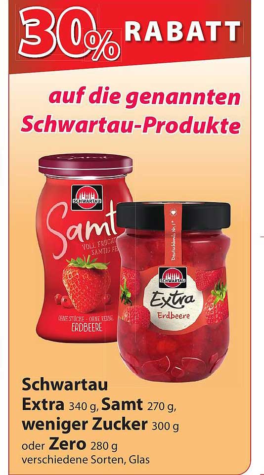 Schwartau Extra Samt Weniger Zucker Oder Zero Angebot Bei Famila