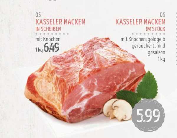 Qs Kasseler Nacken In Scheiben Qs Kasseler Nacken Im St Ck Angebot Bei