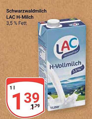 Schwarzwaldmilch Lac H Milch Angebot Bei Globus Prospekte De