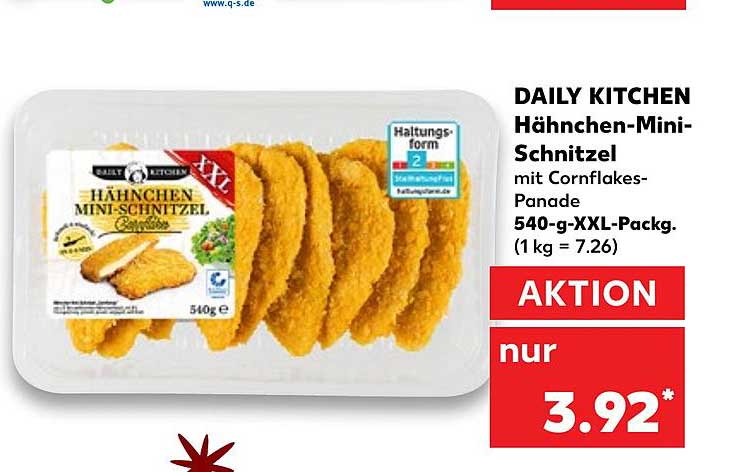 Daily Kitchen H Hnchen Mini Schnitzel Angebot Bei Kaufland