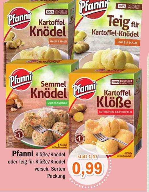 Pfanni Kn Del Oder Kl E Angebot Bei Kaufland