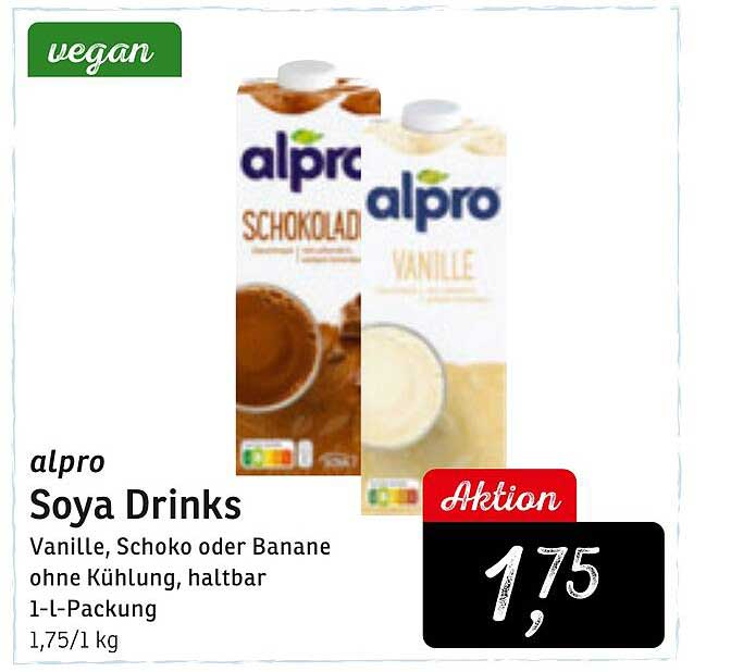 Alpro Soya Drinks Angebot Bei KONSUM