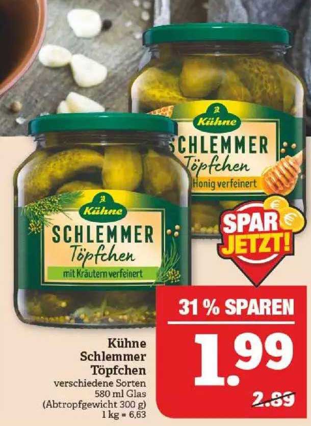 Kühne Schlemmer Töpfchen Angebot bei Marktkauf 1Prospekte de