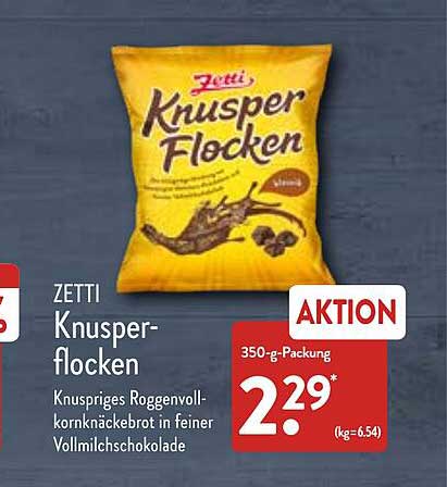 Zetti Knusper Flocken Angebot Bei Aldi Nord