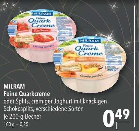 Milram Feine Quarkcreme Angebot Bei CITTI Markt 1Prospekte De