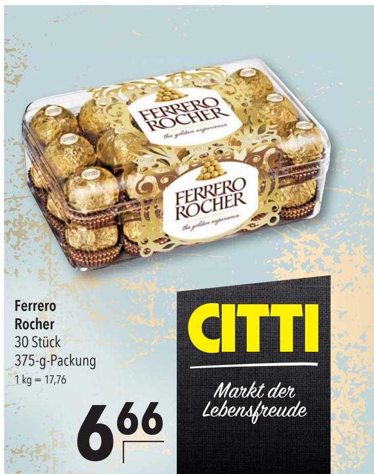 Ferrero Rocher Angebot Bei Citti Markt Prospekte De