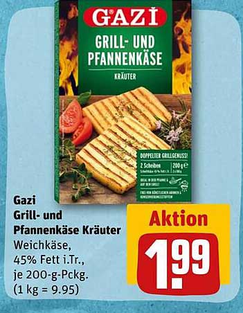 Gazi Grill Und Pfannenk Se Kr Uter Angebot Bei Rewe