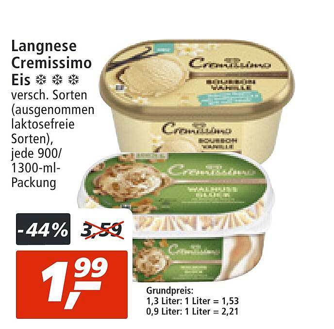 Langnese Cremissimo Eis Angebot Bei Real Prospekte De