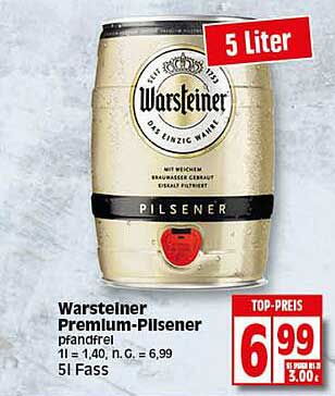 Warsteiner Premium Pilsener Angebot Bei Elli Markt Prospekte De