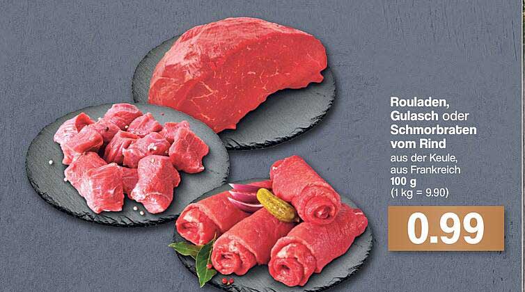 Rouladen Gulasch Oder Schmorbraten Vom Rind Angebot Bei Famila