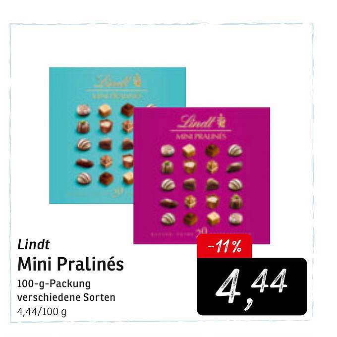 Lindt Mini Pralines Angebot Bei KONSUM 1Prospekte De