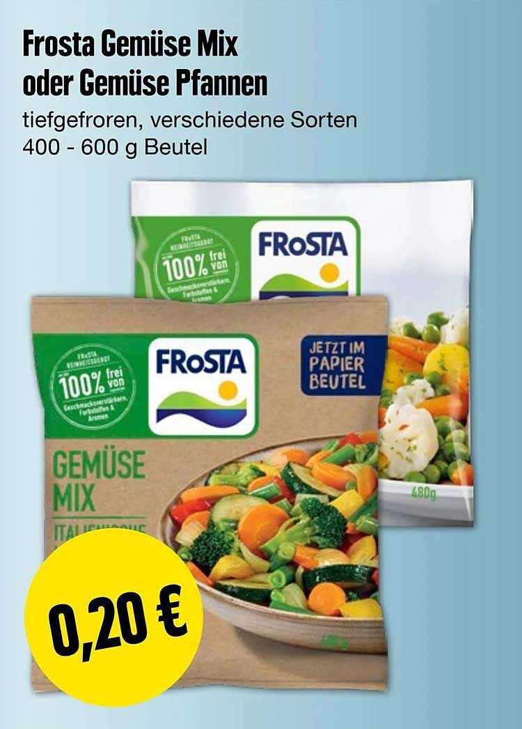 Frosta Gem Se Mix Oder Gem Se Pfannen Angebot Bei Edeka Prospekte De