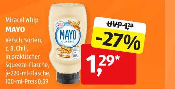 Miracel Whip Mayo Angebot Bei Aldi Sud