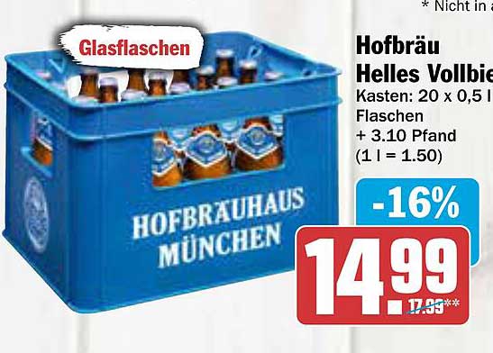 Hofbr U Helles Vollbier Angebot Bei Aez