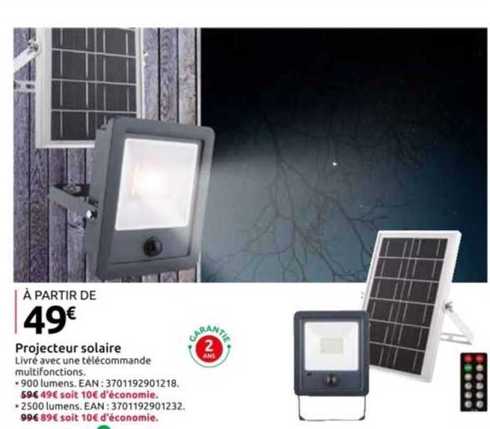 Promo Projecteur Solaire Chez Mr Bricolage ICatalogue Fr