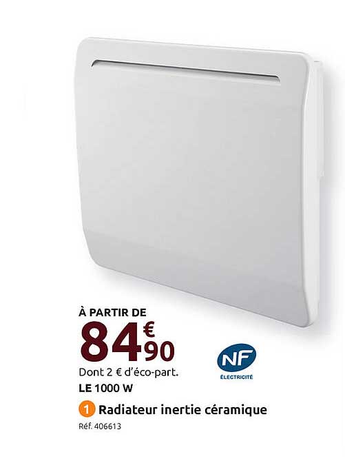 Promo Radiateur Inertie C Ramique Chez Mr Bricolage Icatalogue Fr