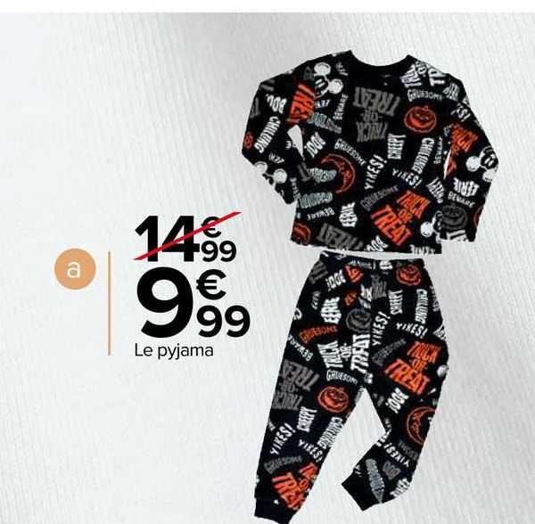 Promo Le Pyjama Chez Carrefour Market Icatalogue Fr