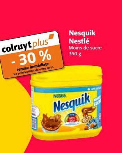 Promo Nesquik Nestlé chez Colruyt iCatalogue fr