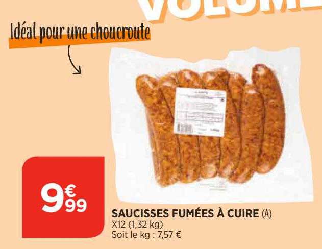 Promo Saucisses Fumées à Cuire chez Bi1 iCatalogue fr