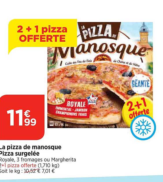 Promo La Pizza De Manosque Pizza Surgel E Chez Bi Icatalogue Fr