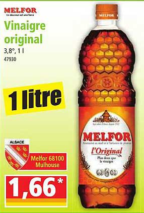 Promo Vinaigre Original Melfor Chez Norma Icatalogue Fr