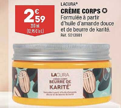 Promo Crème Corps Lacura chez Aldi iCatalogue fr