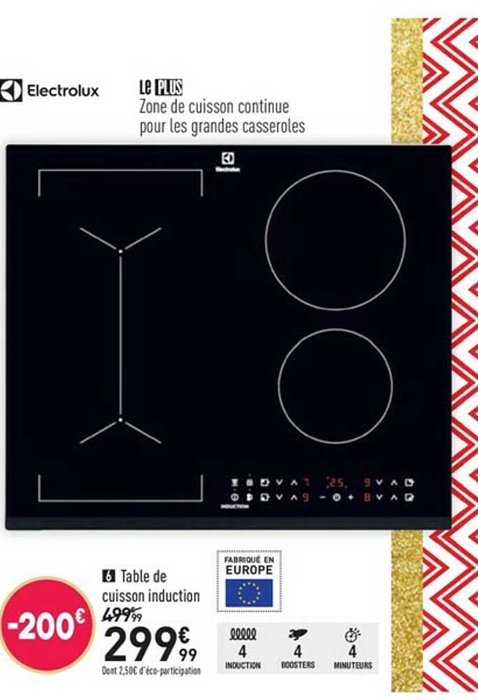 Promo Table De Cuisson Induction Electrolux Chez Conforama ICatalogue Fr