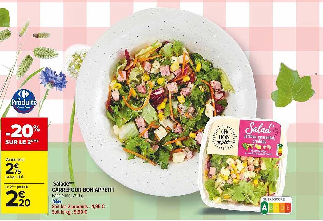 Promo Salade Carrefour Bon Appetit Chez Carrefour Market ICatalogue Fr