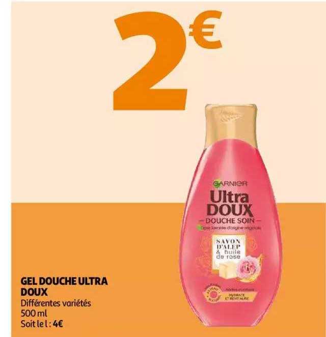 Promo Gel Douche Ultra Doux Chez Auchan Icatalogue Fr