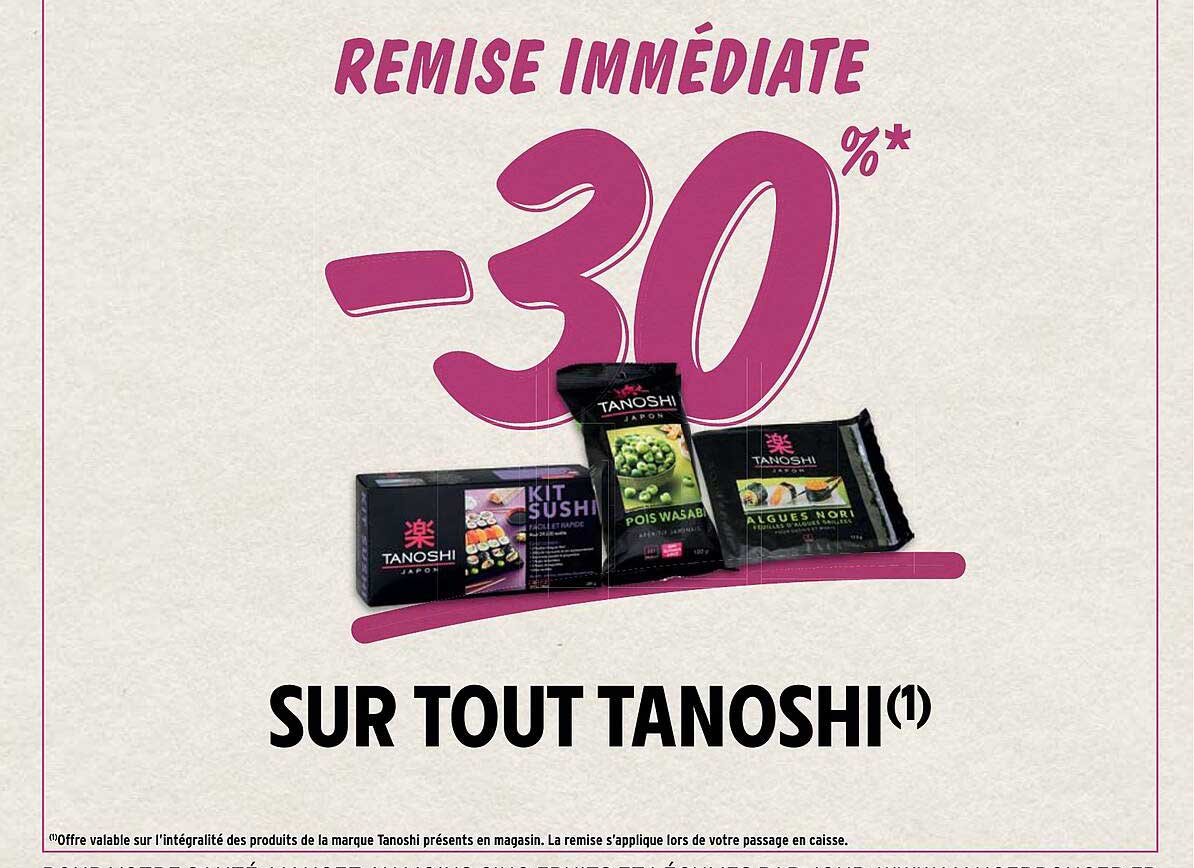 Promo Tanoshi Chez Intermarch Express Icatalogue Fr